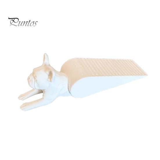 3D Printed Door Wedge French Bulldog Stopper Wedge, Dog Shape Doorstop, Windproof Anti-slip No Drilling Floor Doorstop for Home Office Bedroom