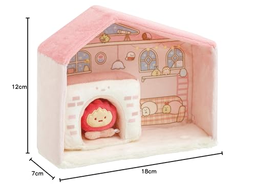 San-X Sumikkogurashi Plush Toy, Sumikko House MO22501, H18 x W12 x D7cm