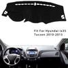 DashMat Cover Dashboard Non-slip Protector For Hyundai Ix35 Tucson 2010-2015 Car