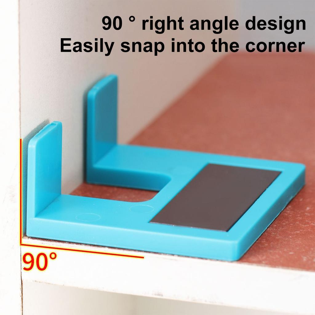 Magnetic Cabinet Door Hinge Spacer with Positioning Guide Portable Cabinet Door Panel Hinge Fixator for Frame Panel