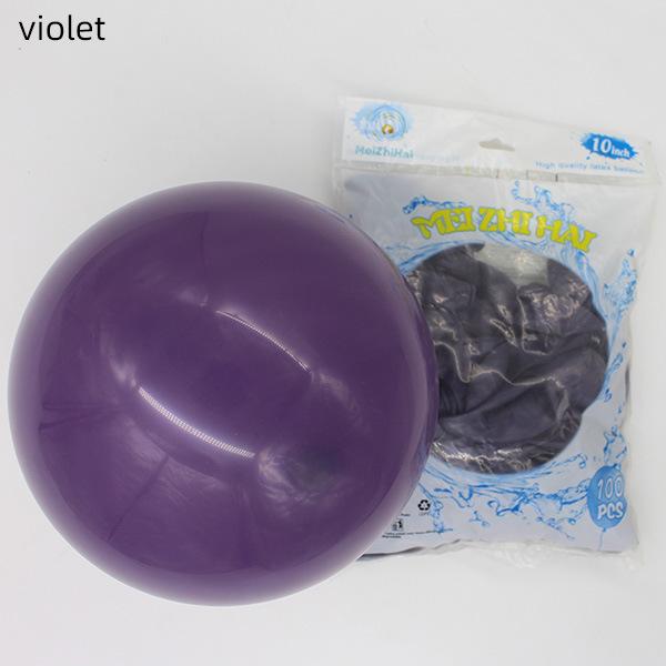 10-Inch Retro Transparent Wedding & Birthday Balloon Set
