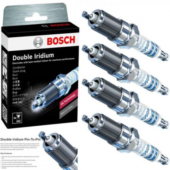 4  Double Iridium Spark Plugs For 2009-2018 TOYOTA RAV4 L4-2.5L