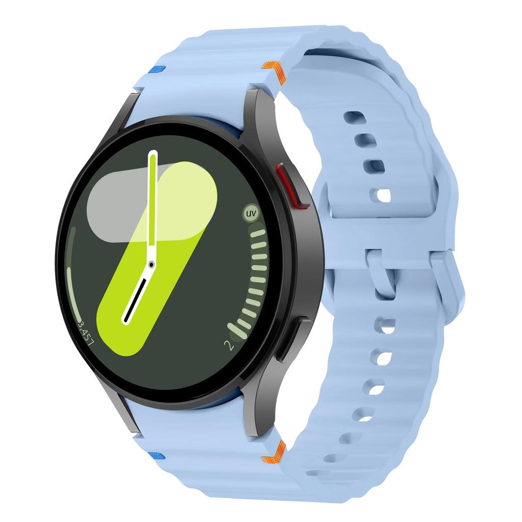 Original Silicone band for Samsung Watch 7 6 5 pro 44mm 40mm 45mm FE Sport Bracelet For Galaxy Watch 6Classic 43mm 47mm Strap