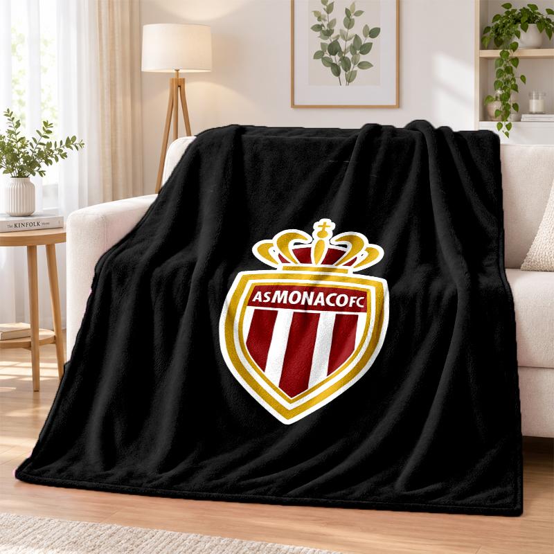 As Monaco Flannel Throw Blanket Soft Warm Cozy For Sofa Bed Indoor Home Bedroom Use