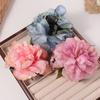 Ponytail Clip Artificial Flower Claw Clip Hairpin Large Shark Clip Peony Flower Hair Claw  Girl