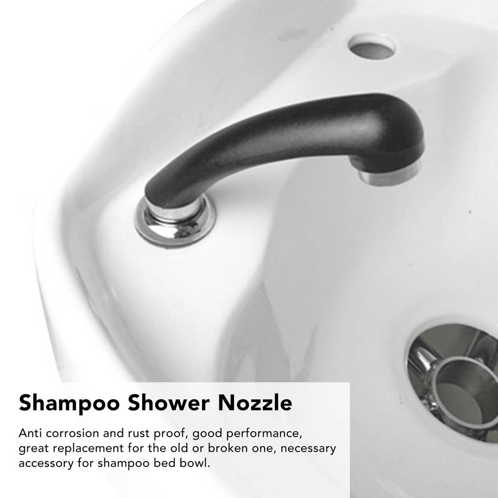 Shampoo Bowl Shower Head Professional Hair Salon Shampoo Bed Shower Nozzle with Hose Accessory