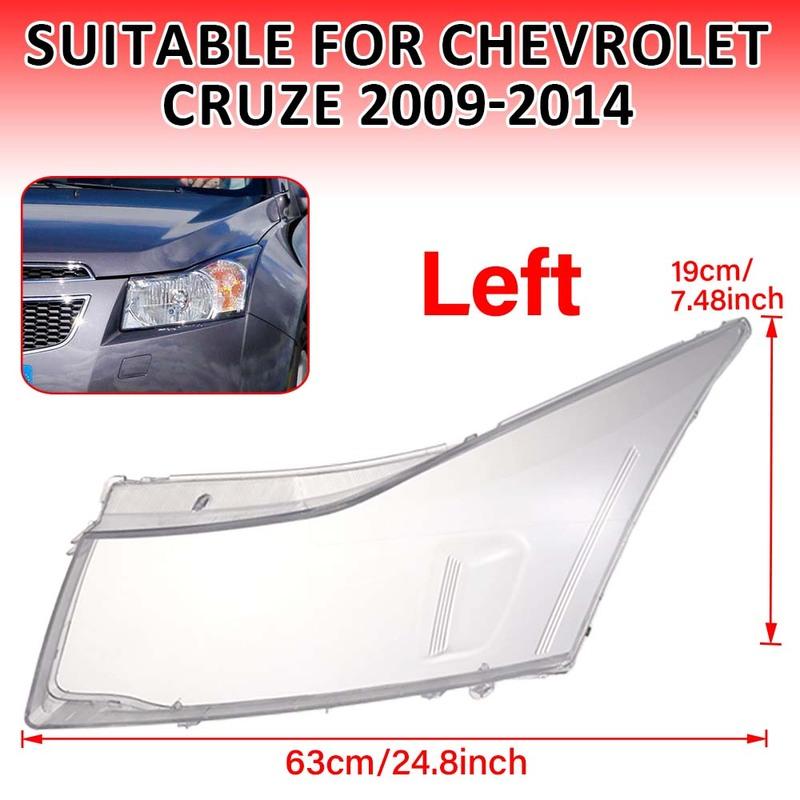 Suitable for Chevrolet 2009-2014 Cruze Car Headlight Cover Curze Transparent Lamp Shell Left and Right Replacement Lampshade