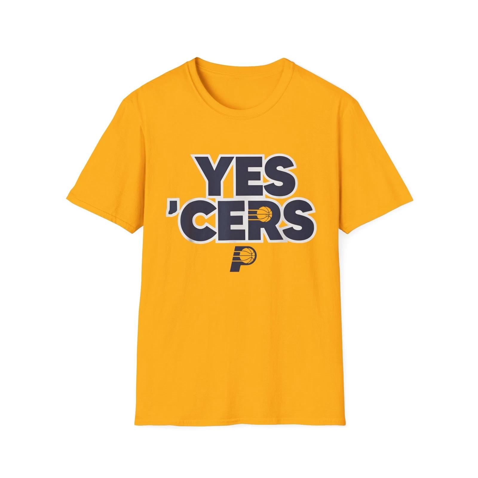 Funny Yes Cers Basketball Graphic T-Shirt - Unisex Tee - Sports Gift XL