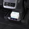 For Tesla Model Y -2024 Rear Seat Storage Box Organizer Center Console B Backseat Trash Can Garbage Bag Under Seat Tray