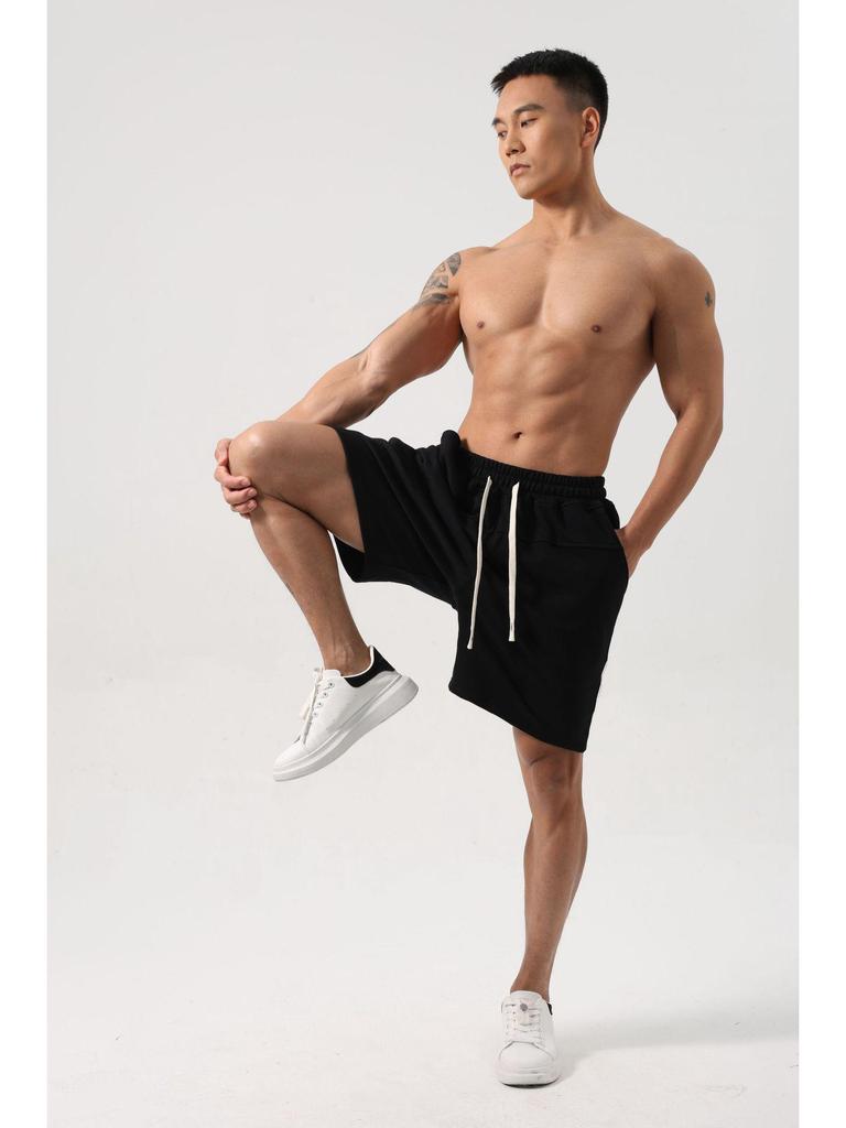 Men's Cotton Loose Fit Sports Shorts