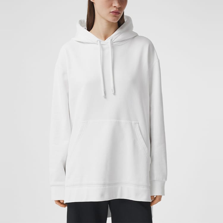 Burberry Coordinates Print Oversized Hoodie 'White' 80372931