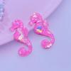 12 Stück Kawaii Süße Gemischte Cartoon Seepferdchen Flache Rückseite Harz Cabochons Scrapbooking DIY Schmuck Bastel Dekoration Zubehör G64