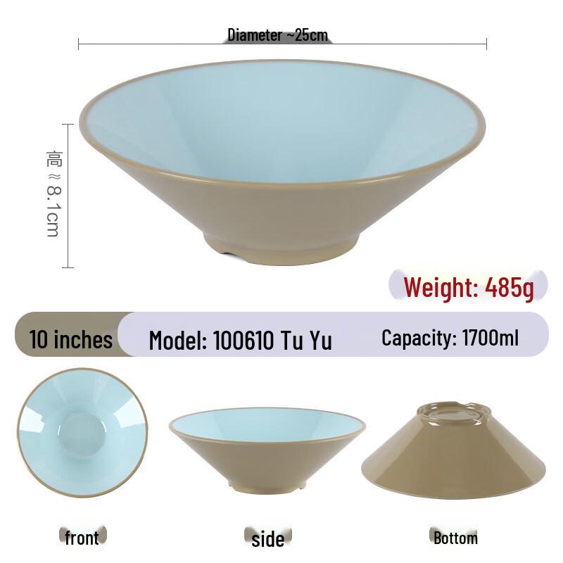 Anyishun Melamine Conical Bowl