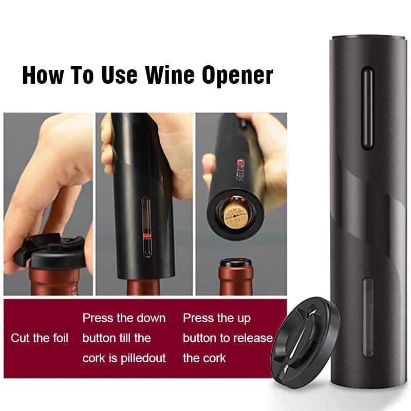 Electric Bottle Opener for Red Wine Foil Cutter Automatic Red Wine Openers Jar Opener Kitchen Accessories Gadgets Bottle Opener