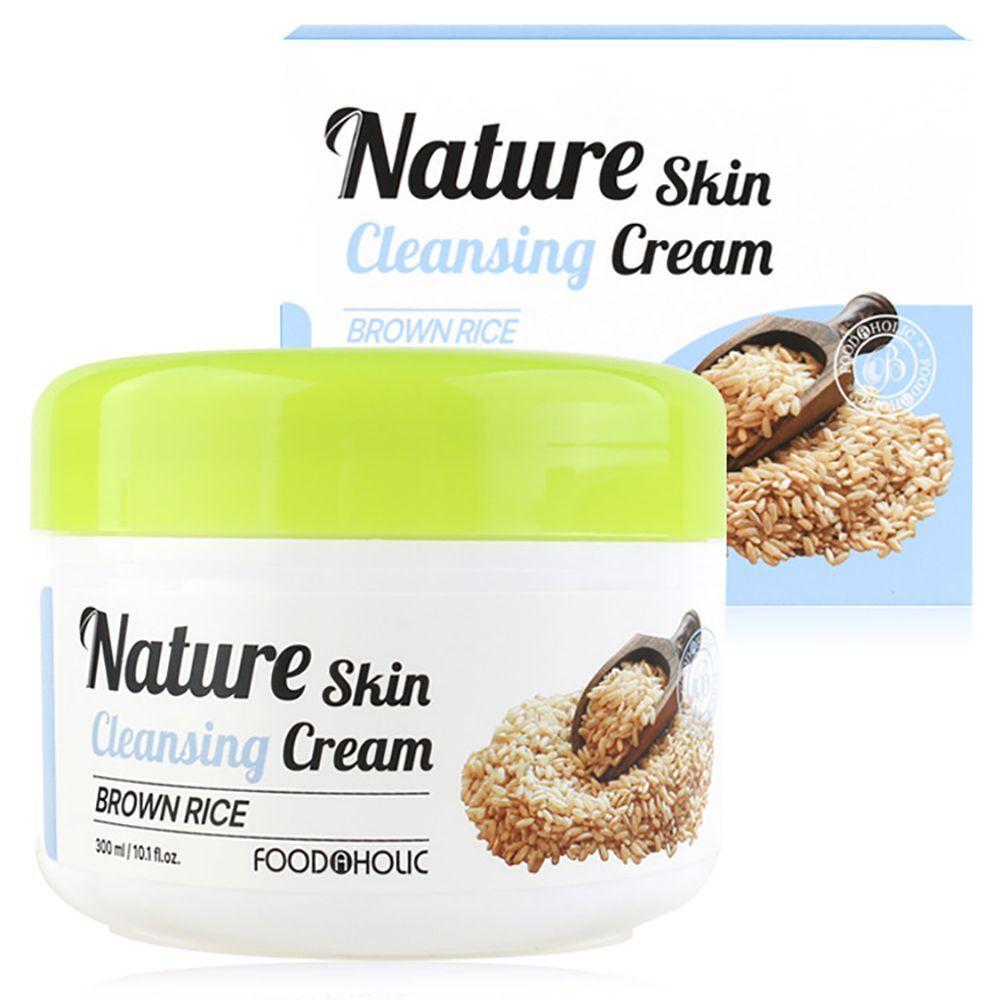 Moisturizing Brown Rice Cleansing Cream 300ml, filled with rice bran from ABAITHKN