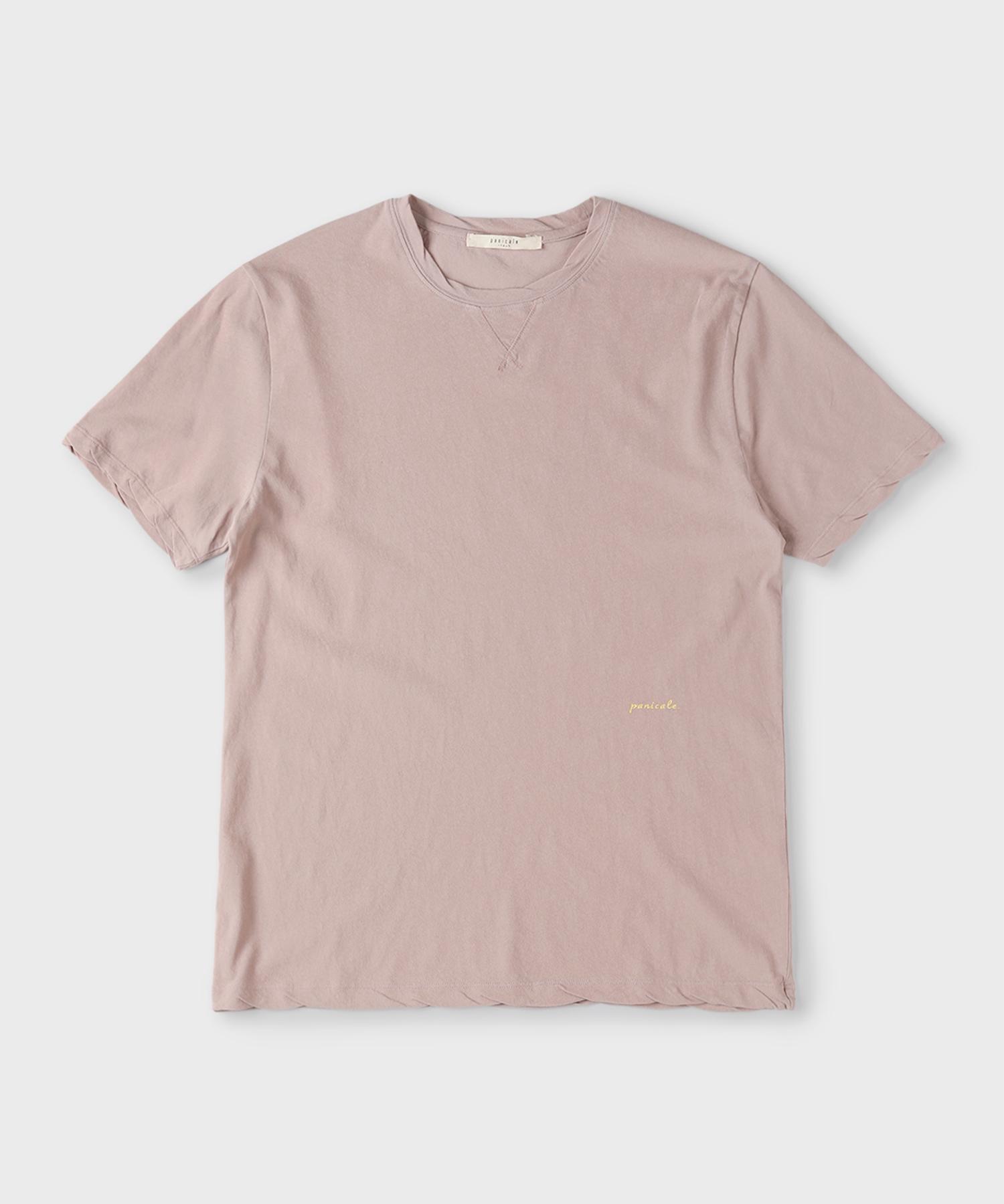 Panicalle Pink Vintage Washed Logo T-Shirt Green/L