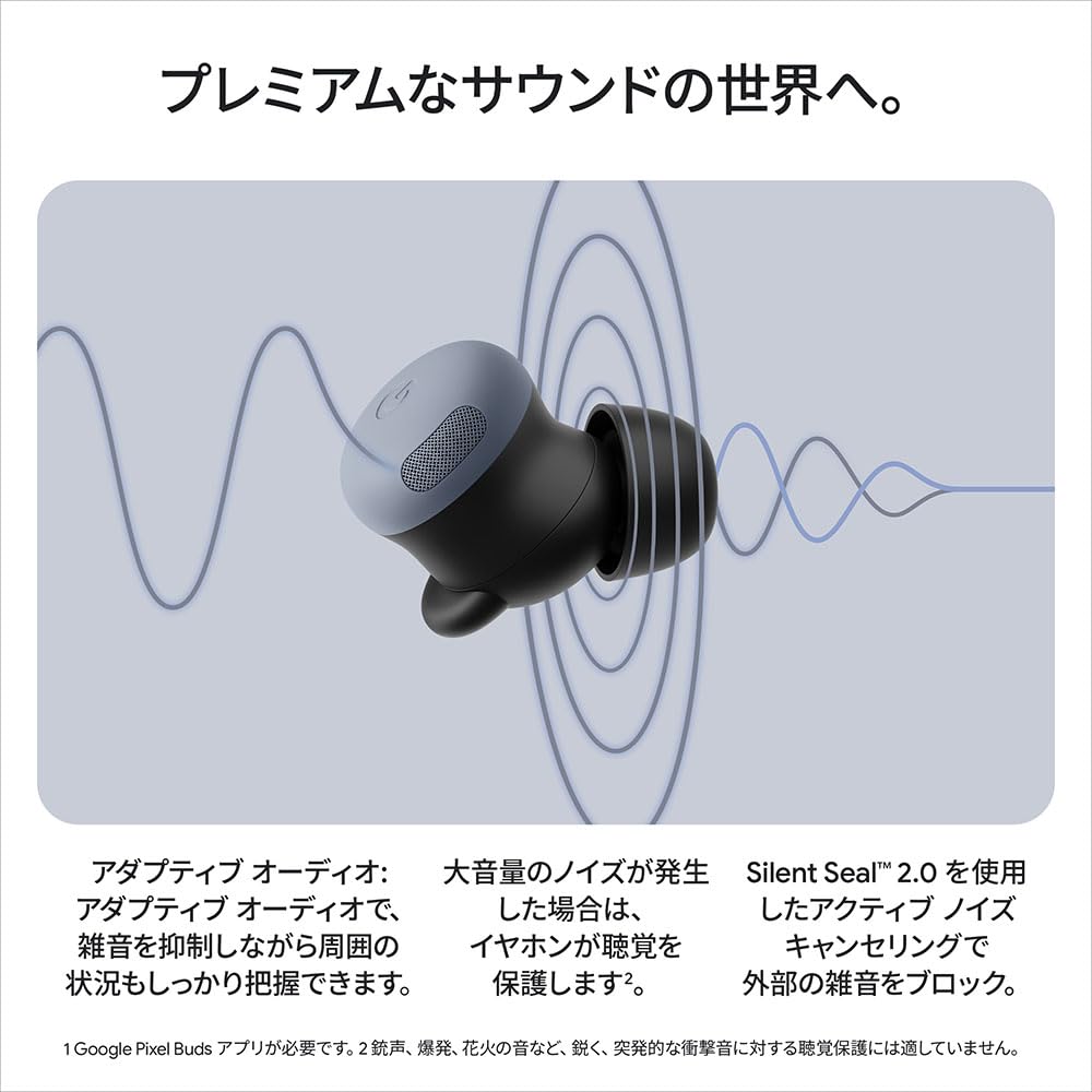 Google Pixel Buds Pro 2 Moonstone GA10076-JP