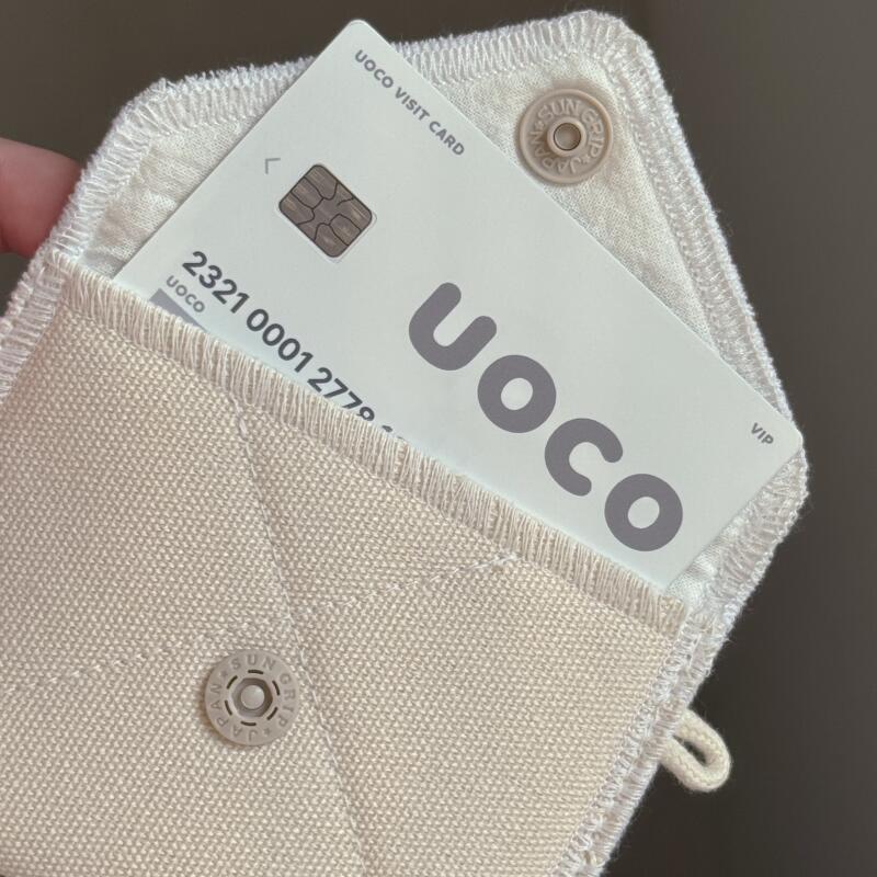 Letter Card Wallet [Cream-Ivory]