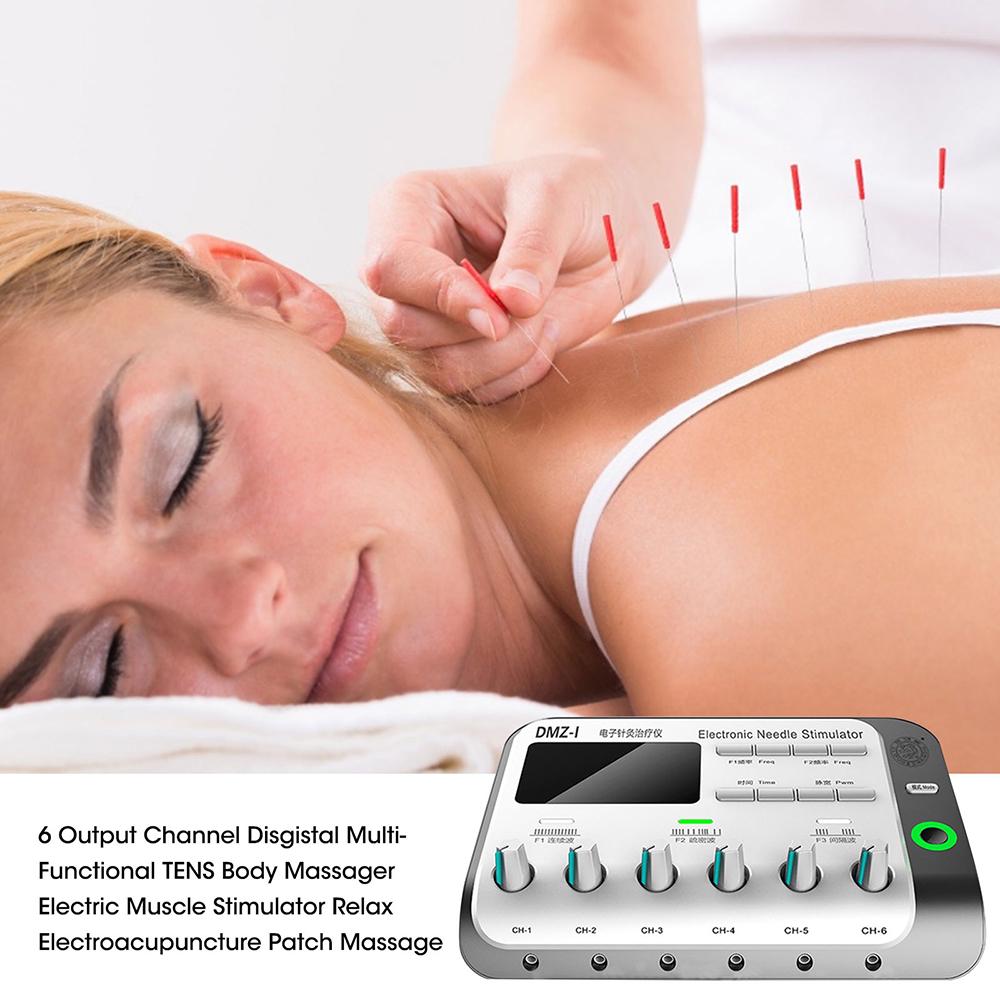 TENS Acupuncture and Moxibustion Muscle Stimulator Neuromuscular Massager Acupoint Stimulation Relieves Pain for Household