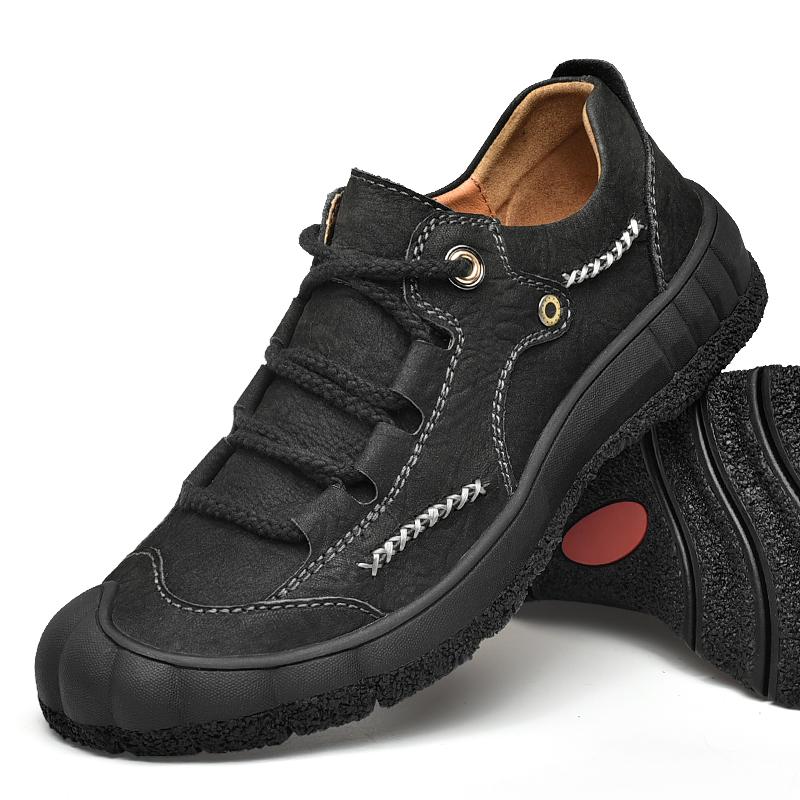 Handgefertigte Lederschuhe Herren Qualitätsschuhe Lässig Herbst Herren Sneaker Bequeme Schuhe Herren Flats Mode Mokassins Herrenschuhe