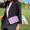 Summer transparent casual small bag women's new oblique span shoulder versatile fashion jelly bag small square bag