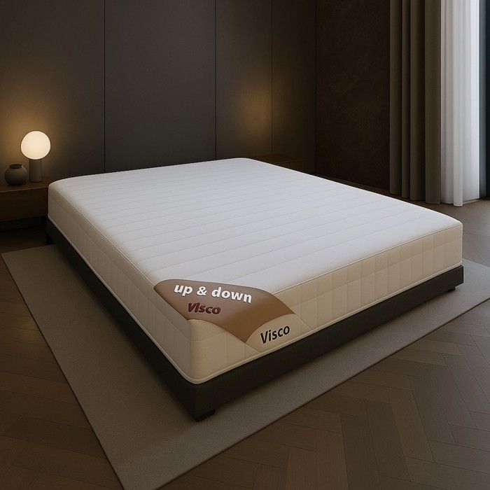 Matelas - NUITS D'OR - Up&amp;Down Visco - 70x190 cm - Mousse à Mémoire de Forme - Hauteur 20 cm