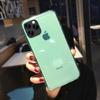 Case - E.F.CONNECTION - for iPhone 12 Pro Max - Soft Silicone - Anti-Scratch - Semi-Transparent Green