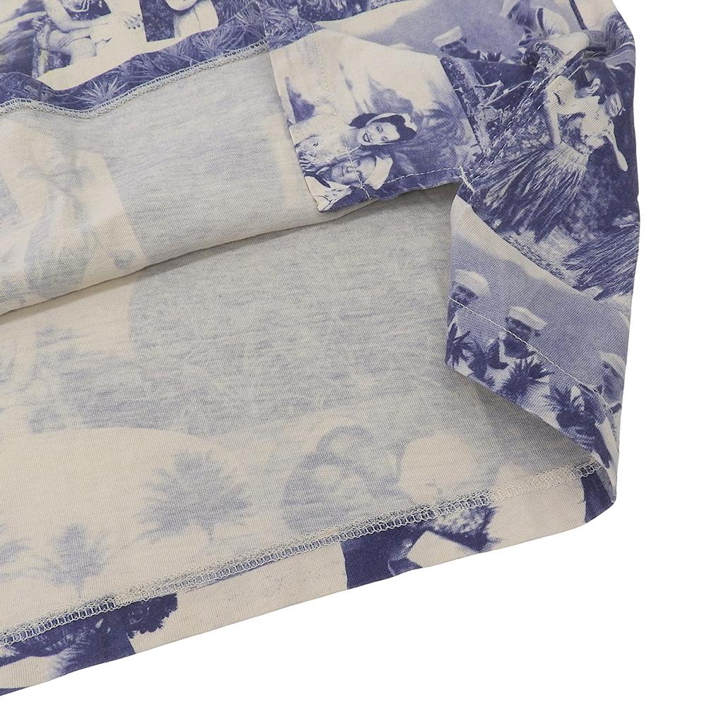 RRL 100% Cotton Hawaiian Aloha Shirt, Men's, Blue, Size M Tops M blueUsed