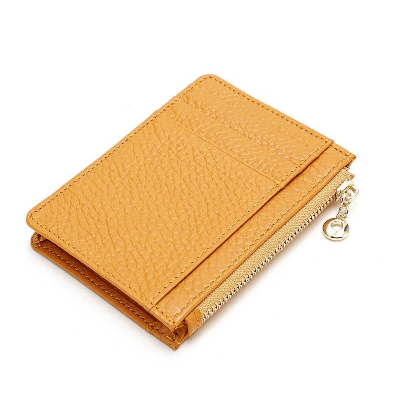RFID кошелек для мелочи кошелек для карт на молнии из натуральной коровьей кожи с рисунком личи мульти-картхолдер 3559₽