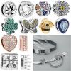 Nieuwe Koperen Reflectie Klaver Clip Gesp Charms Past op Kralen Geschikt voor Band Stijl Platte Armbanden DoeHetZelf Elegante Dames Sieraden