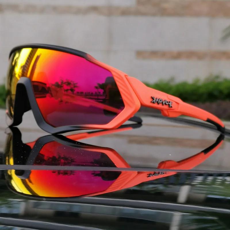 Kapvoe Marque Hommes Lunettes de Soleil Pêche Randonnée Vélo Femmes Lunettes Vélo de Route Lunettes Vélo Lunettes de Cyclisme Oculos Ciclismo