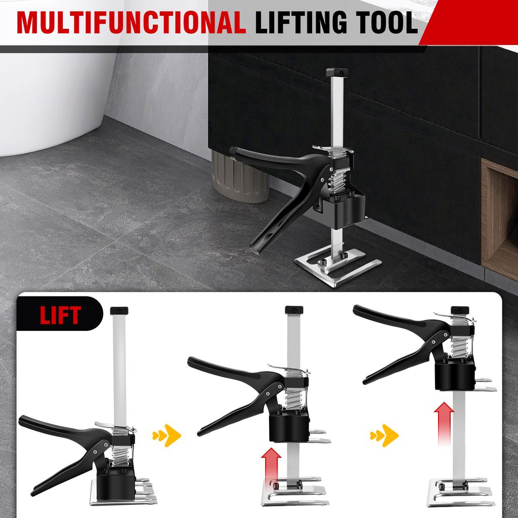 DayPlus 2 Packs Labor Saving Arm Jack,Hand Lifting Tool Jack with 0-17cm Adjustable Height Arm Hand Tool,170kg/375LB Lifter Jack