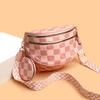 Módní luxusní nový styl šachovnicová messenger taška do třídy dojíždění všestranná taška přes jedno rameno messenger taška dámská