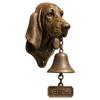 Cute Dog-Shaped Doorbell Pug Outdoor Patio Garden Welcome Door Hanging Decoration Front Door Cast Iron Wind Chimes Dinner Bell