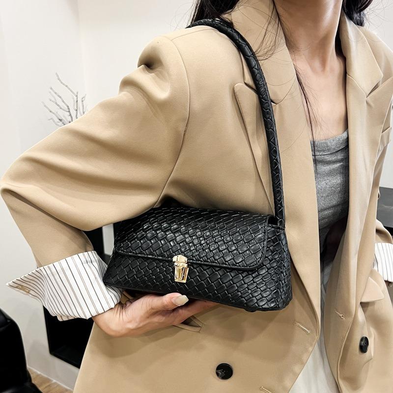 Retro Women's Bags Spring and Summer New Shoulder Bags with Simple Texture, Light Luxury Temperament, Fashionable, Casual and Beautiful Handbags
