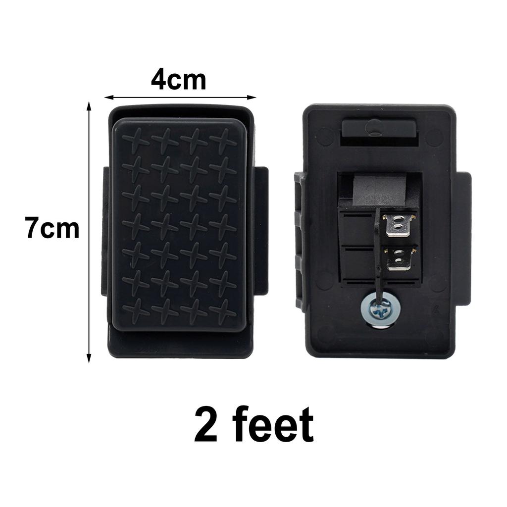 6V/12V Spínač 70x40mm Automatický reset Pedál dětského auta Dětské elektrické auto