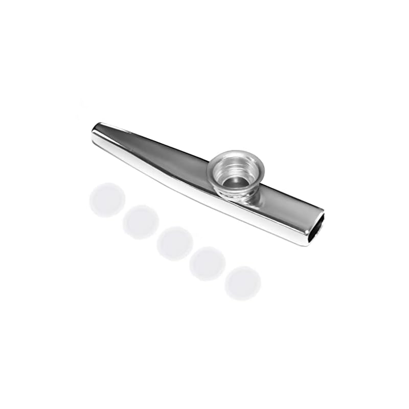 [No Brand] Nakano Submarine Kazoo Music Toy for Music Lovers - Metal Kazoo (Silver)