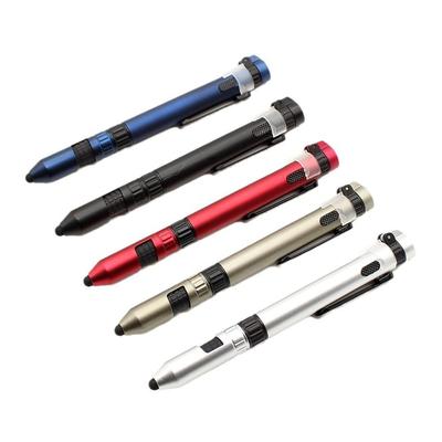 Compass Multi Function Pen Ballpoint Pen Screwdriver Pen Emergency Flashlight Pen  Rescue EDC Tool