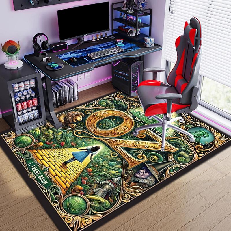 1PC The Wizard of Oz Rug - Home Decoration Carpet For Living Room Bedroom Flooring Computer Chair Area Rug