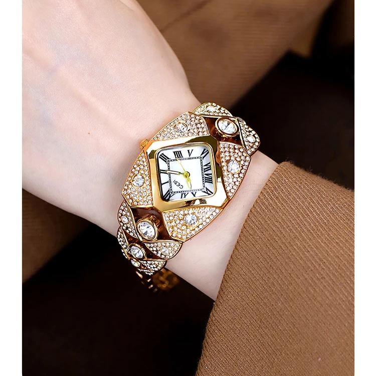 Women's Watch Rhinestone Bracelet Waterproof Quartz Watches Clock Gift Wristwatch