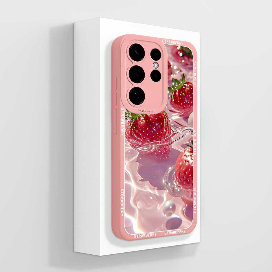 Case For Samsung Galaxy S26 Plus Ultra Pretty Flowers Liquid Silicone Protective Cover For SamsungS26Plus GalaxyS26 Ultra Fundas