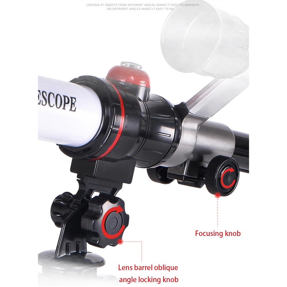 Astronomisches Teleskop mit 3 Okularen Dual-Use Wissenschaftsexperiment Monokular Sternbeobachtungsteleskop Lehrmittel