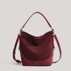 High-end Fashionable Single-shoulder Crossbody Bag, Niche Large-capacity Bucket Bag Casually