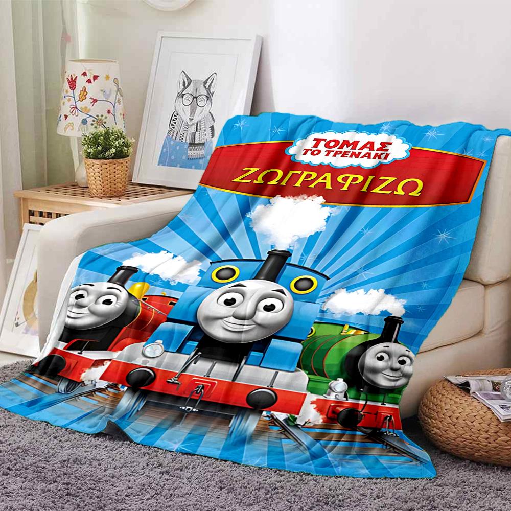 1pc Thomas Friends Spills Thrills flannel Blanket for Super Soft Cute Comfort Blanket for Travel Bedding Couch Sofa Blanket Y73018