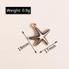 Leslie 10pcs Mix Cute Enamel Marine Organism Starfish Charms Pendants of Necklace Earrings Keychain Handemade DIY Jewelry Making