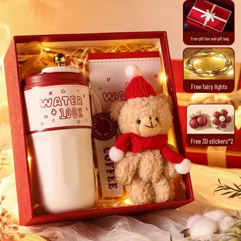 High-End Insulated Cup Gift Box for Female Friend or Bestie - Perfect Birthday Souvenir for Women and Girls