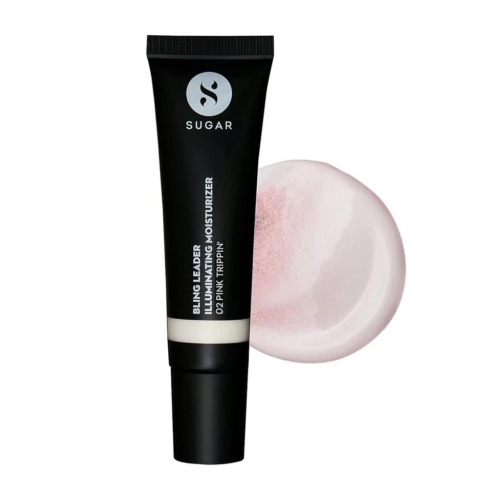 Sugar Cosmetics Bling Leader Illuminating Moisturiser, 02 Pink Trippin 25gm