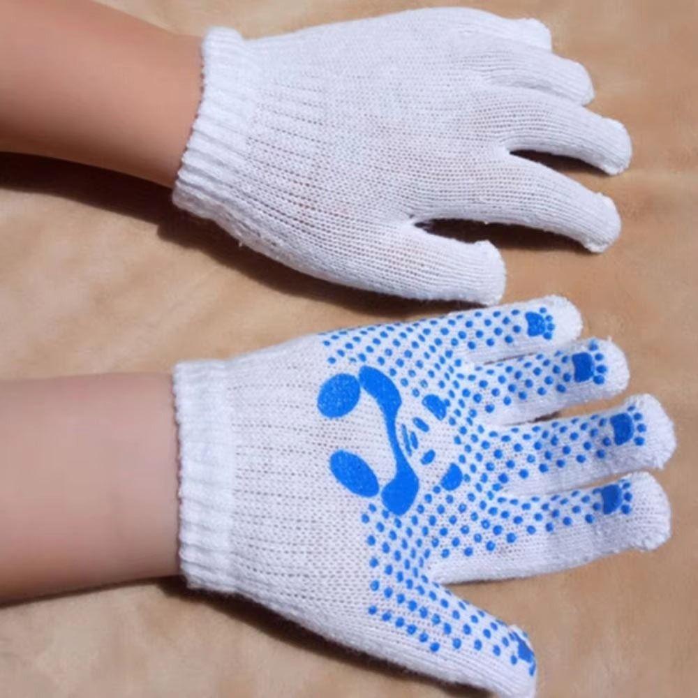 1/2/4Pairs Anti Skid Kids Gardening Gloves Hand Protection Mittens Household Cleaning