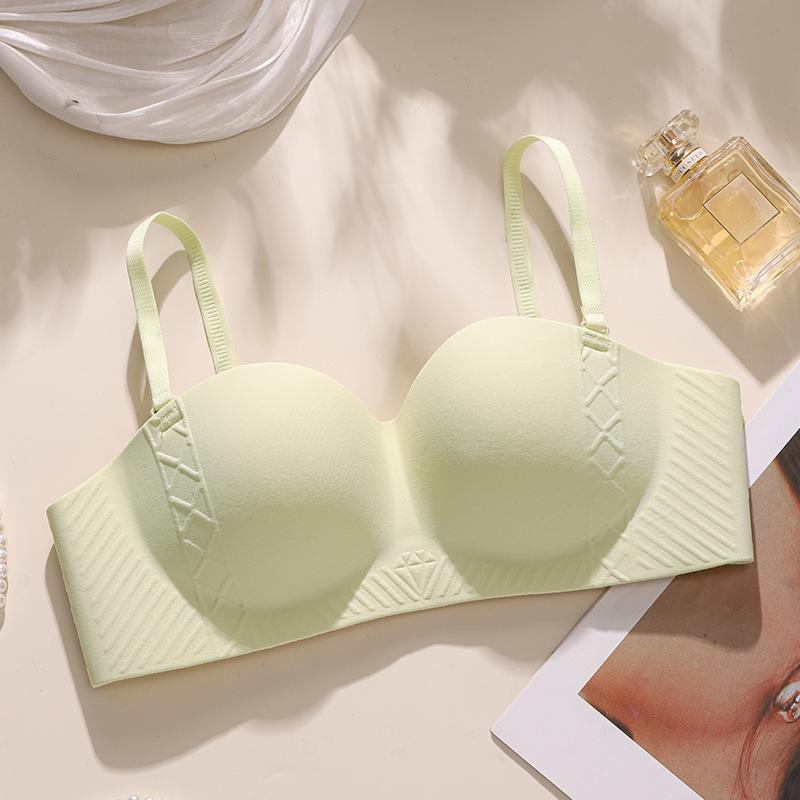 South East Asia Vietnam Thailand Women Traceless Vest Comfortable Gathering Side Collapse Bra Cover