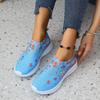 Fashion High Quality Plus Size 43 Women Shoes Comfort Breathable Casual Sneakers Women Fashion Rhinestone Flat Shoes for Women 2024